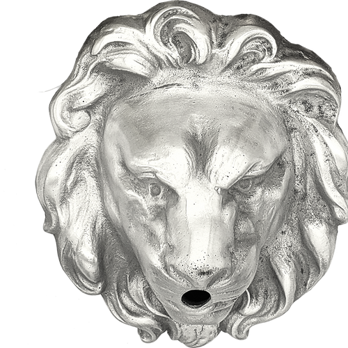 brave lion head metal water spout- Aluminum