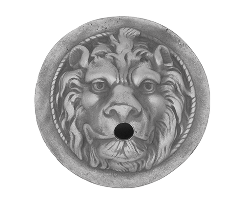 lion head metal water scupper | spout- Aluminum