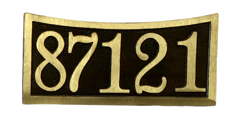 Solid Aluminum address plaque |Made in America