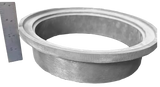 Metal Aluminum Skimmer Collar | Made in America - 2-1/2" Deep 