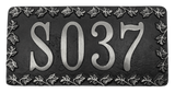Aluminum address plaque |Made in America - 6-3/8"