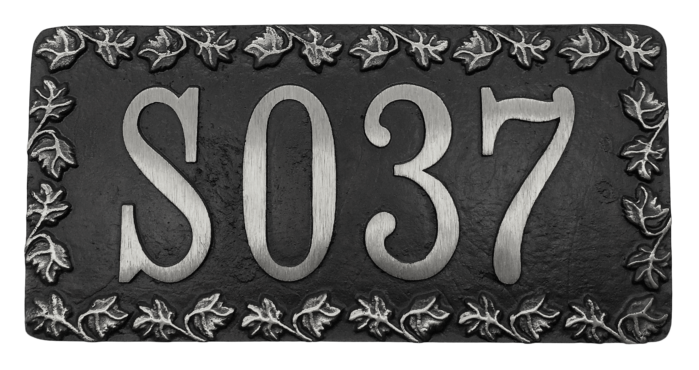Aluminum address plaque |Made in America - 6-3/8"