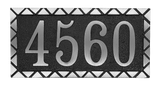 Aluminum address plaque | Made in America - 6"