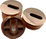 Metal Deck Jet Cover Round - Red Brass  - 2.5 In