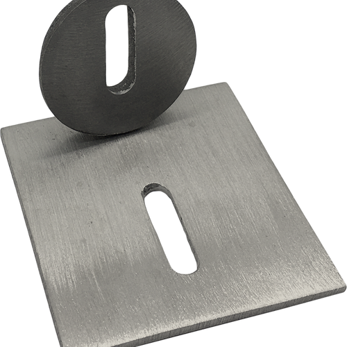 Metal Deck Jet Cover Square - Aluminum - 3 In