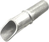 round metal scuppers and water spouts - 7.5 In - Aluminum
