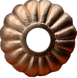 flower metal water scupper |spout round - Red Brass