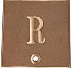 Custom Skimmer Lid Red Brass - 9-7/8" 