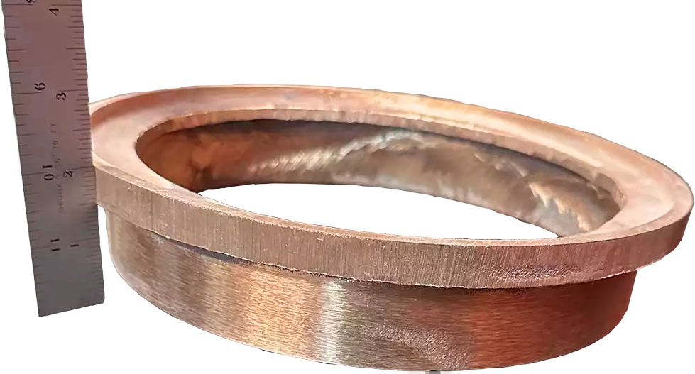 Metal Red Brass Skimmer Collar | Made in America - 2" Deep 