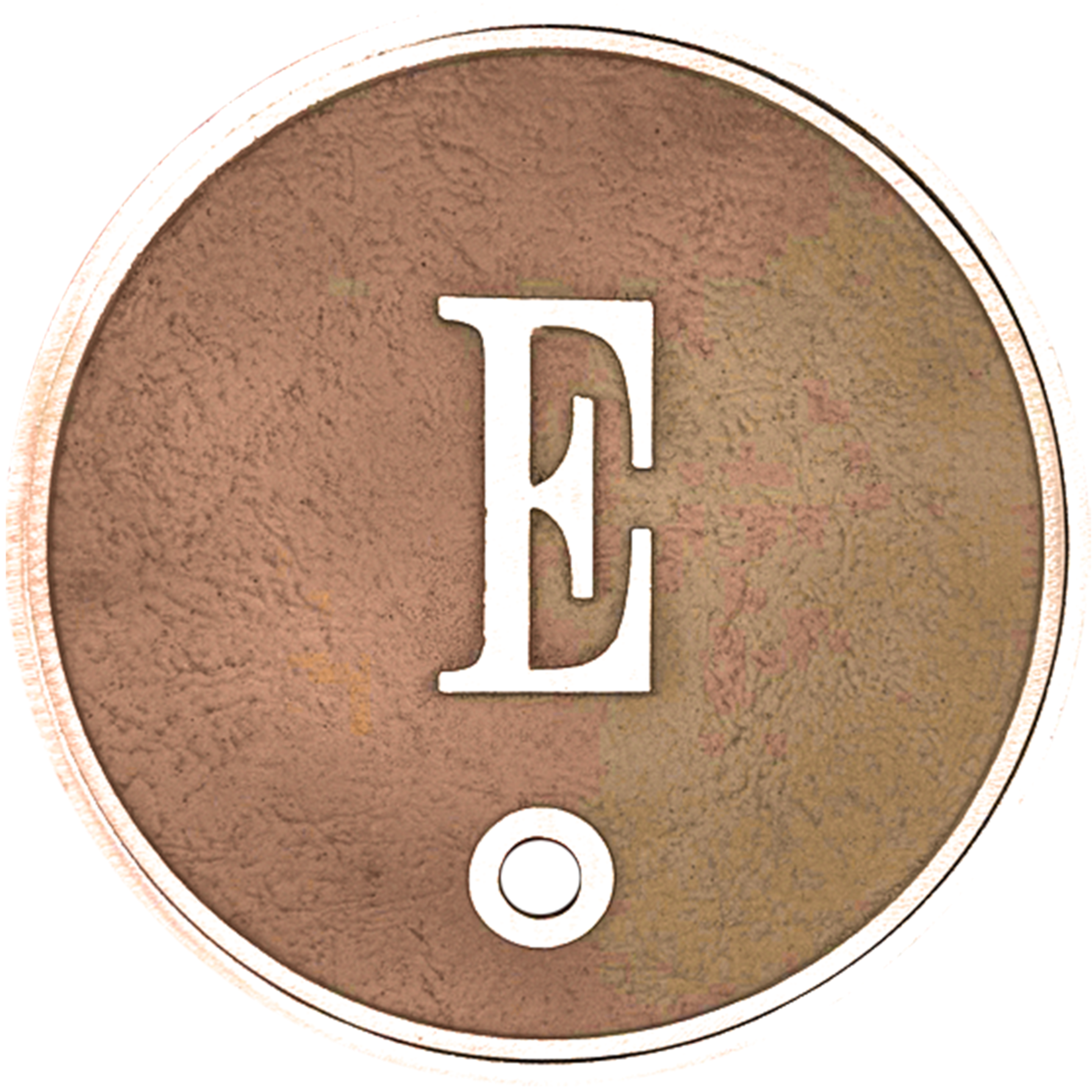 Hand Made Metal Red Brass Skimmer Lid & Ring- 10-7/16"