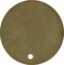 Yellow Brass skimmer lid|Made in America - 9-7/8" 