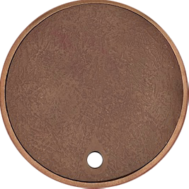 Red Brass skimmer set |Round - 10-1/2"