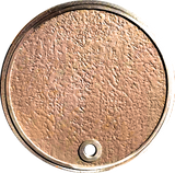 Round Skimmer Set Red Brass
