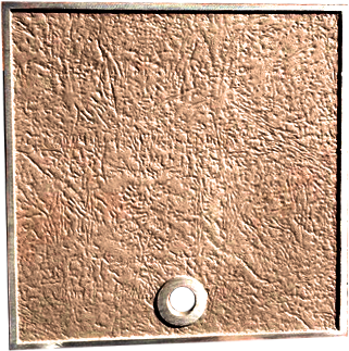 Red Brass skimmer lid|Made in America - 9-7/8"