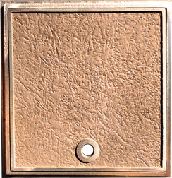 Red Brass skimmer lid & frame - 11"