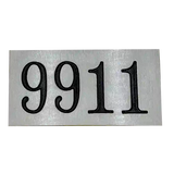 Aluminum address plaque |Made in America - 5.5"