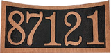 Solid Yellow Brass address plaque |Made in America
