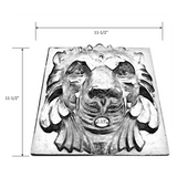 Metal scupper | spout - lionhead
