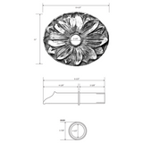 water scupper | spout for pools and landscape - 13.5 In