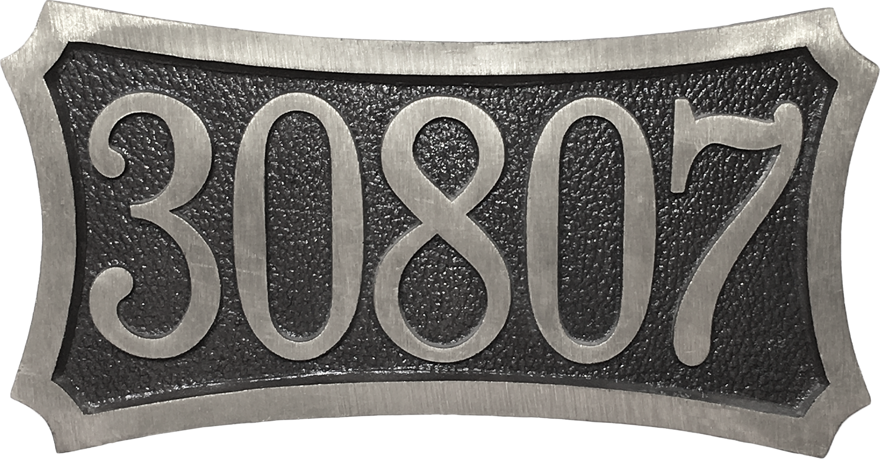 Aluminum 5 number address plaque 