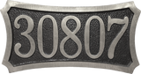 Aluminum 5 number address plaque 