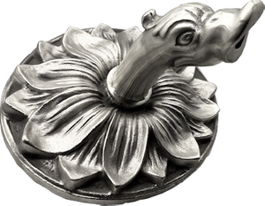 flower metal water scupper |spout - 13.5 In - Aluminum