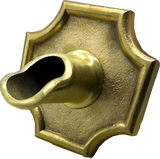 water spouts for firebowl fountain - 6 In - Yellow Brass