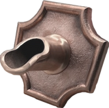 water spouts for firebowl fountain - 6 In - Red Brass