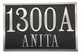 Aluminum address plaques |Made in America - 6"