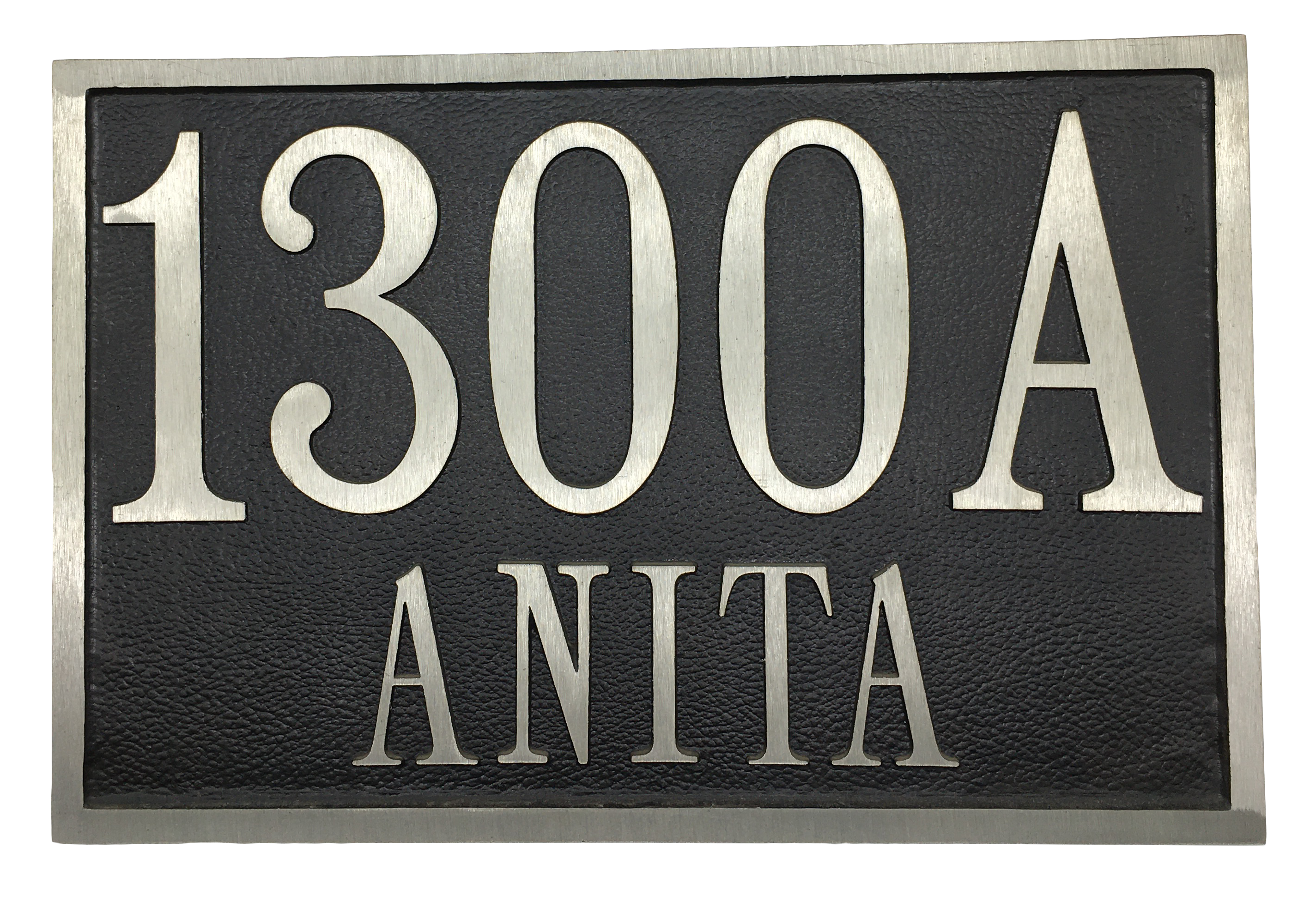 Aluminum address plaques |Made in America - 6"