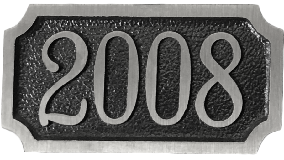 Maillbox Aluminum address plaques - 4-3/4" 