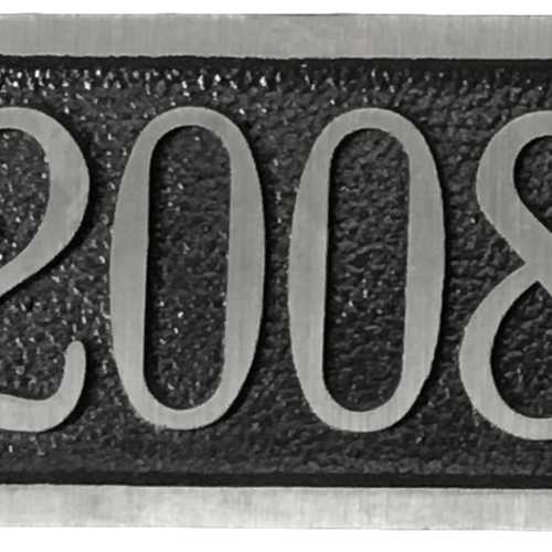 Maillbox Aluminum address plaques - 4-3/4" 