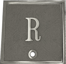 Custom Skimmer Lid Yellow Brass - 9-7/8" 