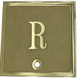 Custom Yellow Brass Skimmer Set Brass/Aluminum - 11"