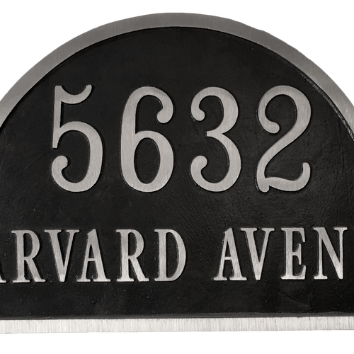 Aluminum address plaque |Made in America - 20"W