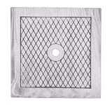 Aluminum square skimmer lid - 9-7/8" 