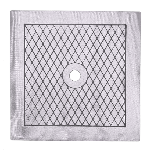 Aluminum square skimmer lid - 9-7/8" 