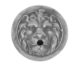 lion head metal water scupper | spout- Aluminum