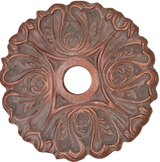round metal scuppers and water spouts - 7 In - Red Brass