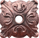 square water spout for ponds and waterfalls - 6 In - Red Brass
