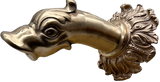 griffin metal water scupper |spout - 6 In - Yellow Brass