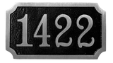Aluminum address plaque | Made in America - 7"