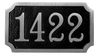 Aluminum address plaque | Made in America - 7"