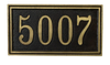 Aluminum address plaque | Made in America - 7"