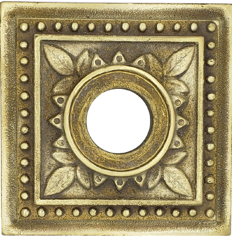 square water spout for pools and fountains - Yellow Brass