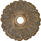 round metal scuppers and water spouts - 7 In - Yellow Brass