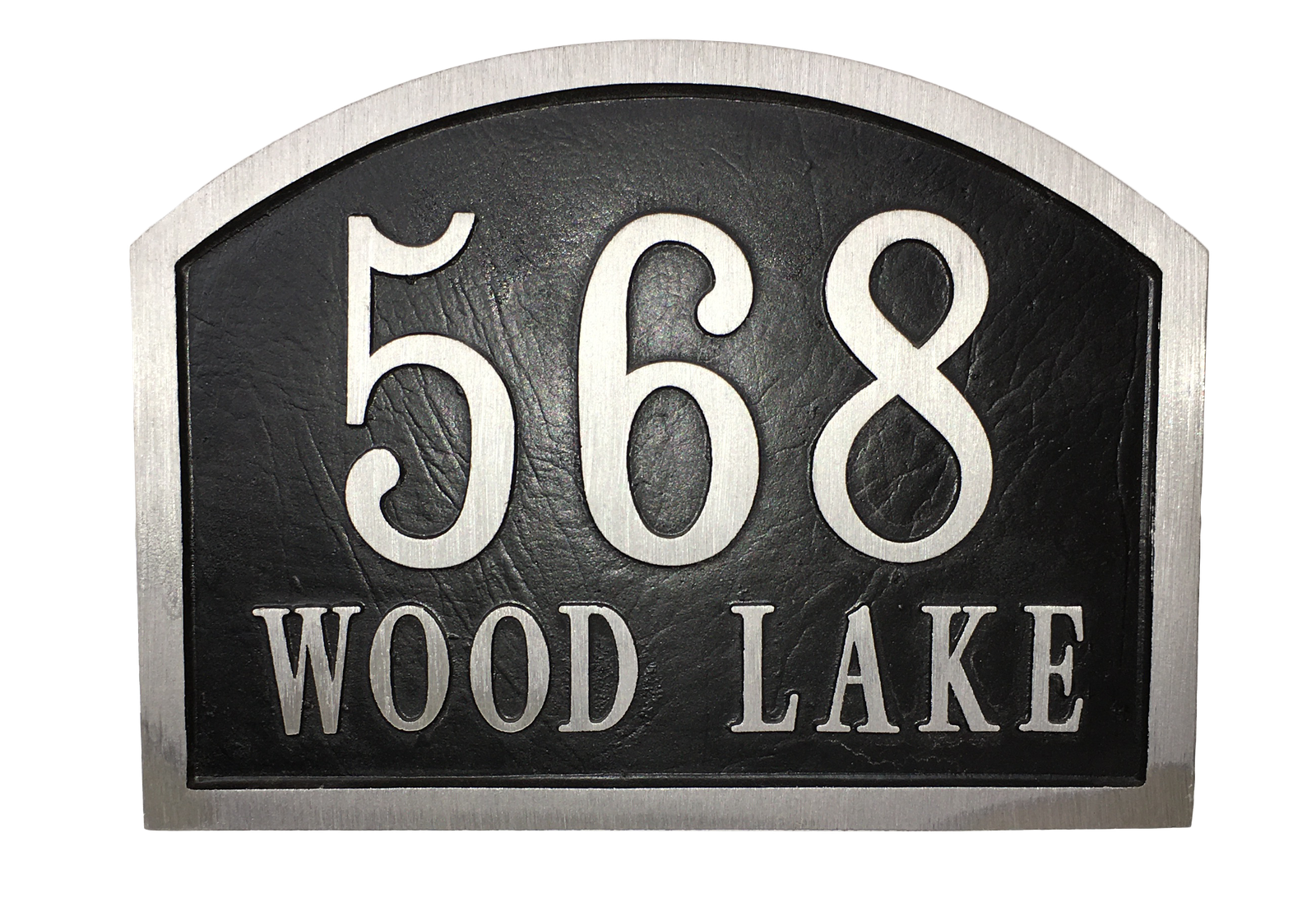 Aluminum address plaque | Made in America - 9