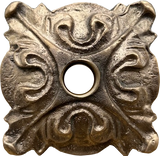 square water spout for ponds and waterfalls - 6 In - Yellow Brass