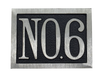 Suite Aluminum address plaques - 4-3/8" 